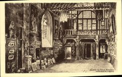 CPA Honfleur Musee Du Vieux Interieur de L Eglise