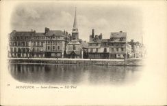 POSTAL Honfleur santo Etienne de la VENDIMIA