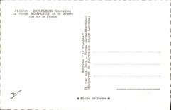 POSTAL MODERNA Honfleur el museo y la calle de la prision