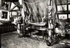 POSTAL MODERNA Honfleur el museo del viejo cuarto del barco de navegacion marina