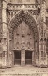 CPA Honfleur L Eglise St Leonard Portail