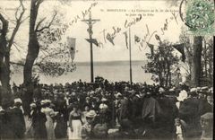 Los festivales de Honfleur de la POSTAL de la VENDIMIA del couronnemetn del ND Gradce del 19 de junio de 1913 la E feastday REMATAN