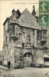 Ninos de la lugartenencia de Honfleur de la POSTAL de la VENDIMIA