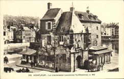 Fortalecimientos de la lugartenencia de Honfleur de la POSTAL de la VENDIMIA viejos