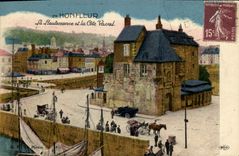 CPA Honfleur La Lieutenance et le cote vAssal