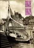 CPM Honfleur La Lieutenance Bateau