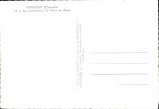 POSTAL MODERNA lugartenencia de Honfleur la puerta de Caen