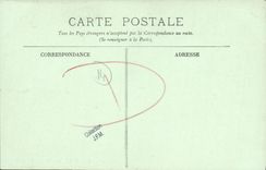 TAPA del mercado de Honfleur de la POSTAL de la VENDIMIA