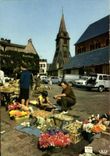 CPM Honfleur L Eglise Sainte Catherine et le Marche