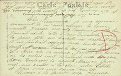 POSTAL Honfleur de la VENDIMIA el lugar del mercado