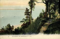 VINTAGE POSTCARD surroundings of Honfleur