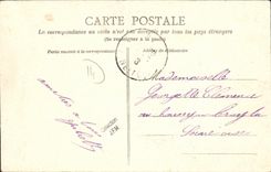 POSTAL Honfleur de la VENDIMIA visto del montaje de Joll y de los ninos del jardin público