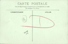 La POSTAL Honfleur de la VENDIMIA dimensiona Simon santo y el faro