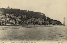 POSTAL Honfleur de la VENDIMIA la dimension de la tolerancia el montaje bonito