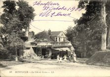 POSTAL Honfleur de la VENDIMIA la dimension de los ninos del caballero de la casa de la tolerancia