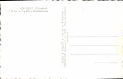 POSTAL MODERNA Honfleur el lugar co  Catherine y mercado