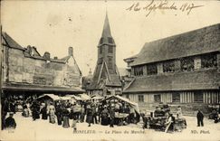 CPA Honfleur La Place du Marche