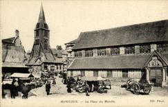 CPA Honfleur La Place du Marche