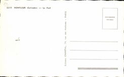 CPM Honfleur Le Port Bateaux