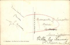 POSTAL MODERNA Honfleur el puerto y los barcos de la tolerancia de la dimension