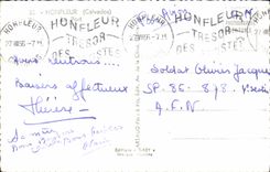 CPM Honfleur Le Port Bateaux