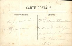 POSTAL Honfleur de la VENDIMIA el puerto visto de los barcos de la lugartenencia