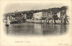 CPA Honfleur Le Port Bateaux