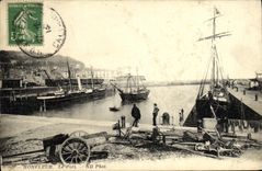 CPA Honfleur Le Port Bateaux