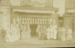 CARTE PHOTO Deauville 7 place Morny Boucheri SELLIER TOP