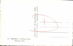 CPA Deauville La Plage Fleurie Yachting Club