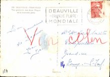 MODERN CARD Trouville Deauville View of the two Beaches and the new Pier