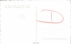 CPM Deauville Trouville La Plage Fleurie Vue vers le Normandy et le Casino