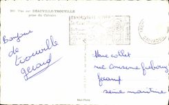 CPM Vue sur Deauville Trouville Prise du Calvaire