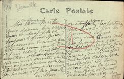 CPA Deauville la Plage Fleurie Vue generale prise de la route de Honfleur