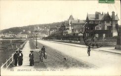 CPA Deauville Perspective des Villas