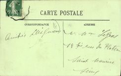 VINTAGE POSTCARD Perspective Deauville of the Villas