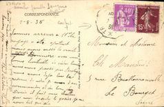 CPA Deauville La Plage Fleurie Villa Dollfus Rue des Villas