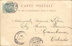 VINTAGE POSTCARD Deauville on Sea the Hut