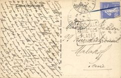 VINTAGE POSTCARD Deauville the Flowered Beach Dolfus Villa