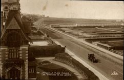 VINTAGE POSTCARD Deauville Flowered Beach Terraces and Gardens