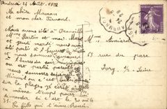 VINTAGE POSTCARD Deauville Flowered Beach Terraces and Gardens