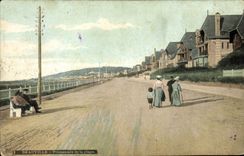 CPA Deauville Promenade de la Plage