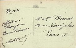 VINTAGE POSTCARD Deauville the Flowered Beach the Terrace and Villas