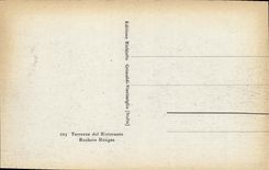 VINTAGE POSTCARD Deauville Flowered Beach the Terrace and Villas