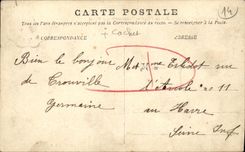 VINTAGE POSTCARD Deauville On the Beach Walk of the Villas