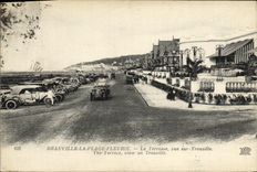 CPA Deauville La Plage Fleurie La Terrasse vue sur Trouville 
