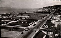 MODERN CARD Deauville the Flowered Beach Seen D together on the Gardens with the found Trouville