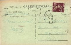 CPA Deauville La Plage Fleurie les Tennis et les Jardins