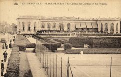 CPA Deauville Plage Fleurie Le Casino les Jardins et les Tennis