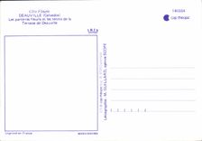 CPM Deauville Les Parterres fleurie et les tennis de la Terrasse de Deauville